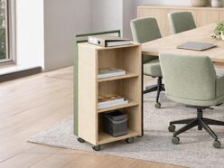 Meuble de service Extenso H100 cm sur roulettes