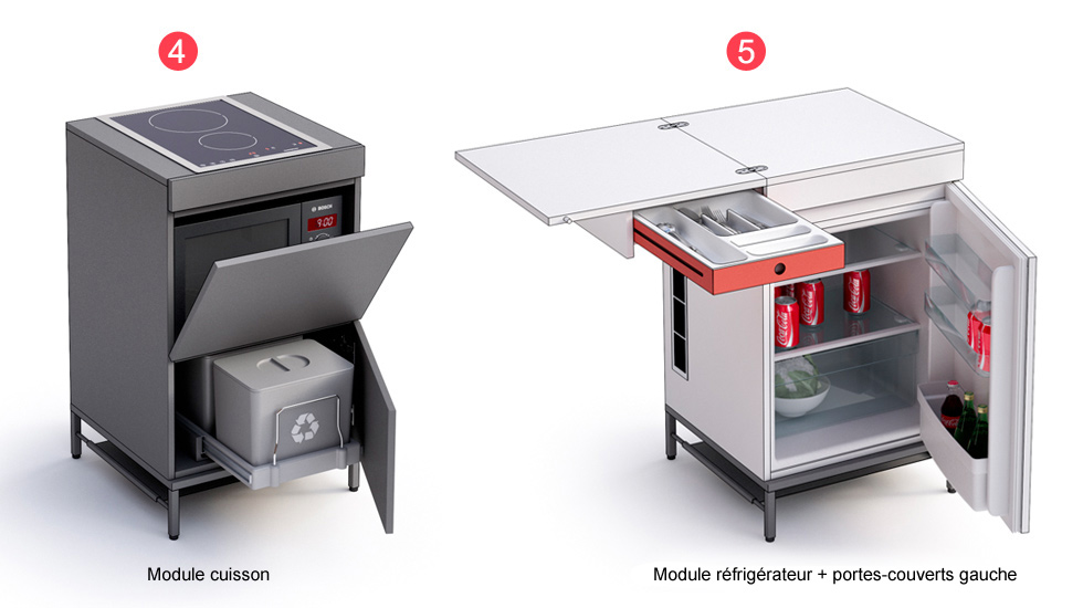 Cuisine compact Dontaga à composer