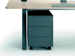 Caisson mobile 3 tiroirs Denomics sans poignées