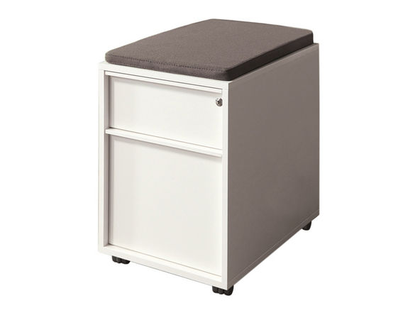 Caisson mobile 2 tiroirs Carbone