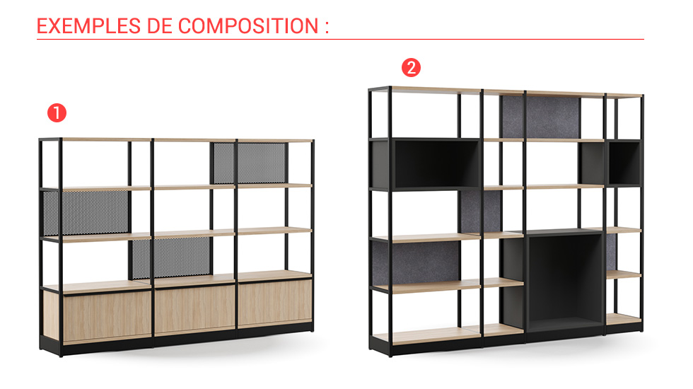 Bibliothèque personnalisable Combus