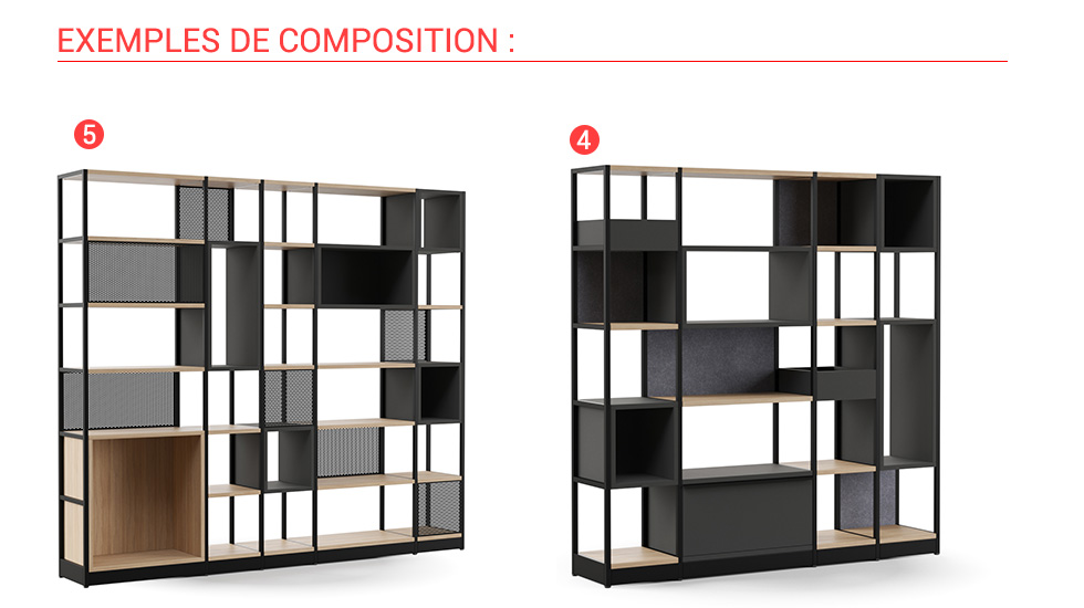 Bibliothèque personnalisable Combus