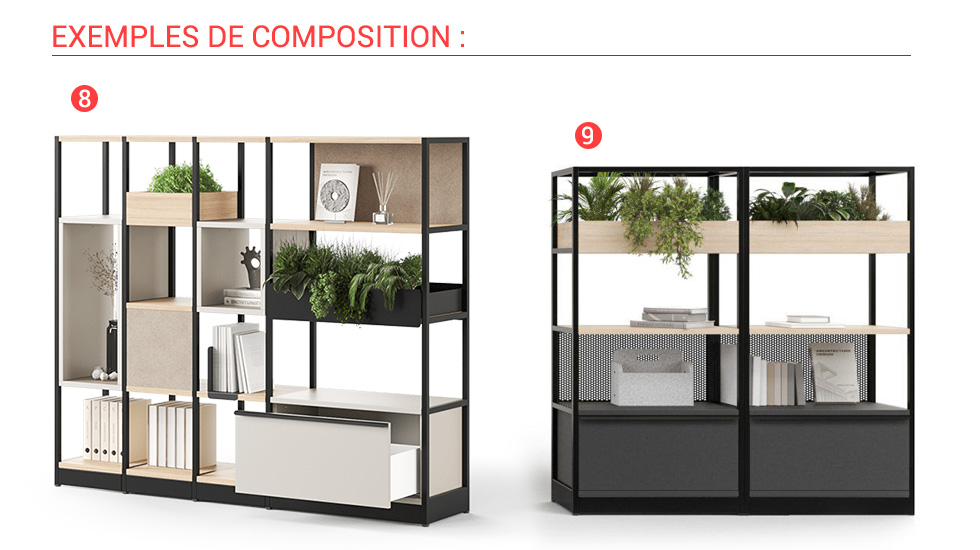 Bibliothèque personnalisable Combus