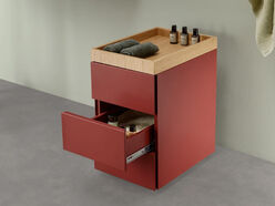 Caisson mobile métallique 3 tiroirs sur roulettes Peddy