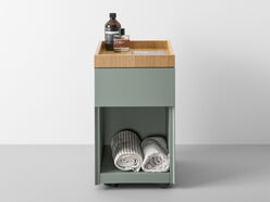 Caisson mobile métallique 1 tiroir sur roulettes Peddy