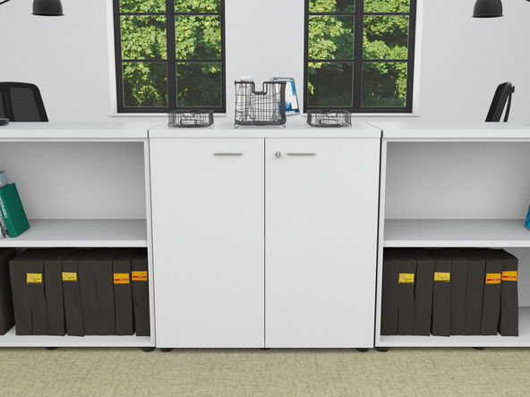 Armoire basse portes battantes ETNER L86 H89