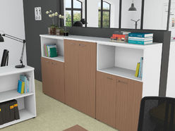Armoire mi-haute portes battantes ETNER L86 H134