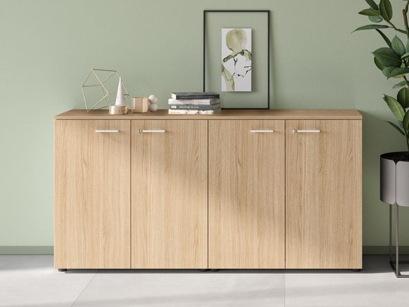 Ensemble de 2 armoires basses Etner L172 H88