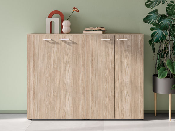 Ensemble de 2 armoires mi-hautes Etner L172 H133