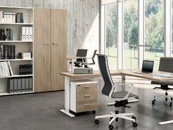 Armoire haute portes battantes Etner L86 H214