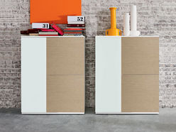 Armoire mi-haute Madia 3 portes L100 H125