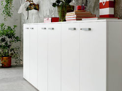 Armoire mi-haute portes battantes Frezza