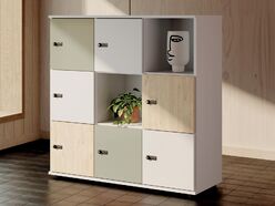 7 casiers de rangement Cubik