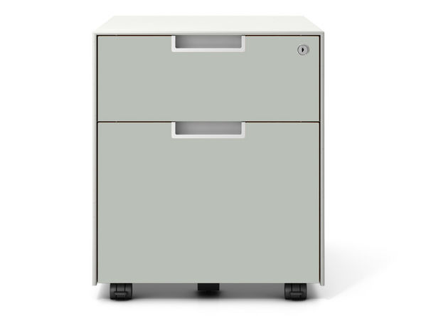 Caisson mobile métallique 2 tiroirs Manufacta