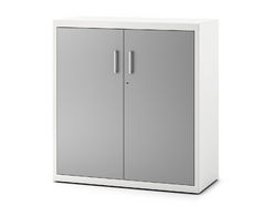 Armoire mi-haute métal portes battantes Manufacta