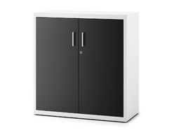 Armoire mi-haute métal portes battantes Manufacta