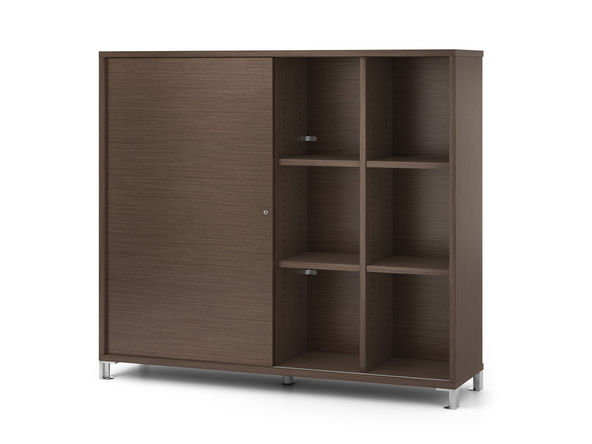 Bibliothèque avec porte coulissante Manufacta