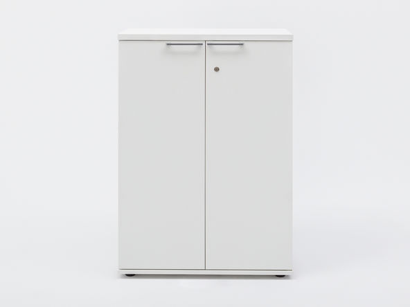 Armoire mi-haute H113 portes battantes MDD