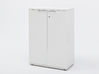 Armoire mi-haute H113 portes battantes MDD