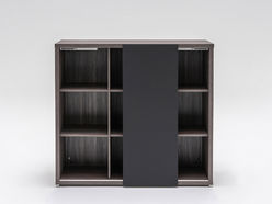Armoire de direction porte coulissante Mito stratifié mat