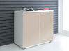 Armoire basse / mi-haute MDD L80 H78 ou H113 porte en stratifié