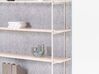 Bibliothèque mobile Tanca droite avec fond en PET
