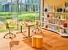Bibliothèque mobile Tanca droite avec fond en PET