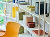 Bibliothèque mobile Tanca droite avec fond en PET