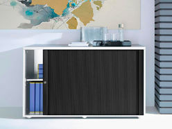 Armoire à rideau hauteur bureau MDD