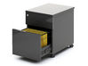Caisson mobile 2 tiroirs façade stratifié brillant MDD
