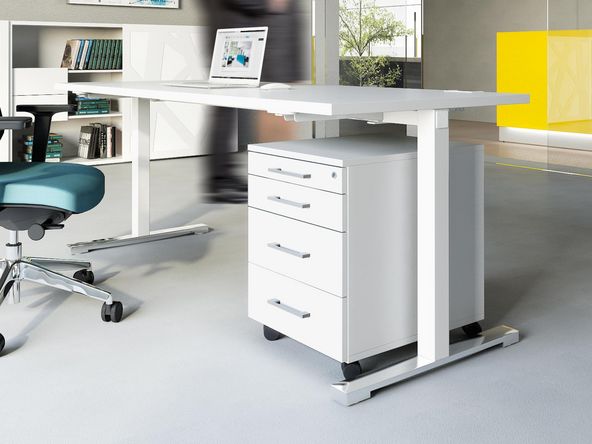 Caisson mobile 3 tiroirs avec plumier MDD