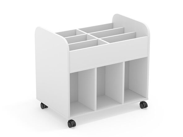 Rangement bas Dan sur roulettes