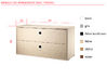 Meuble bas 4 tiroirs String System