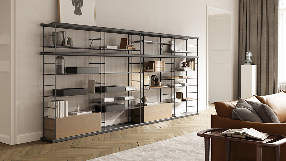 Système d’étagères modulaires Bost