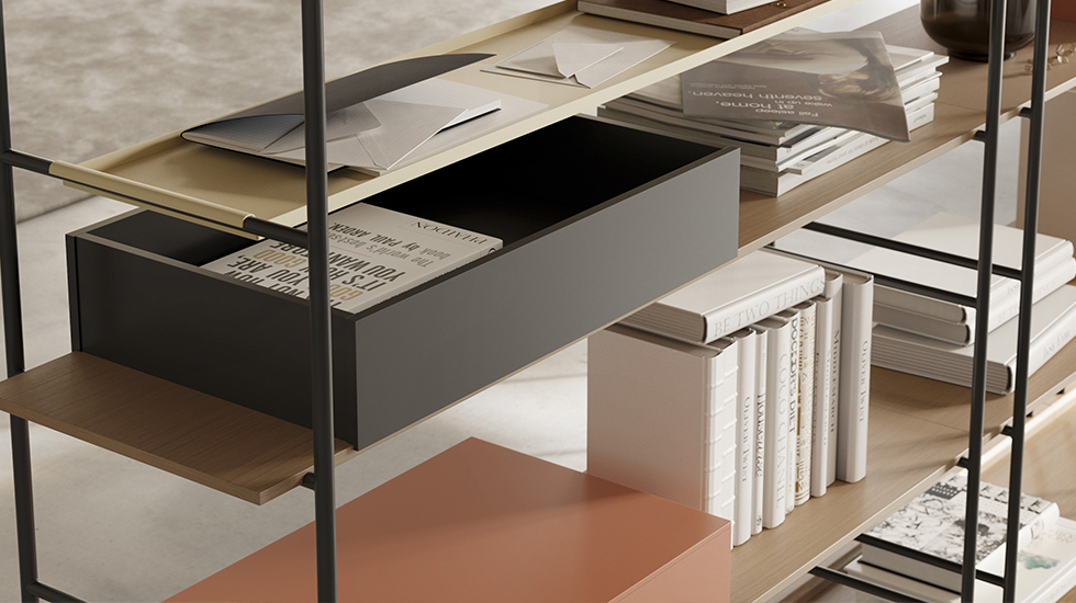 Système d’étagères modulaires Bost