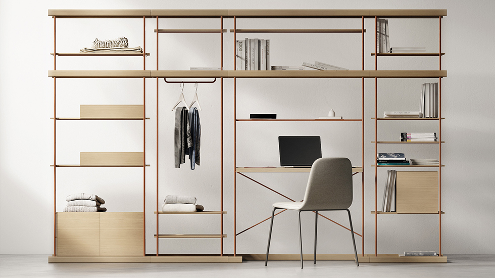 Système d’étagères modulaires Bost