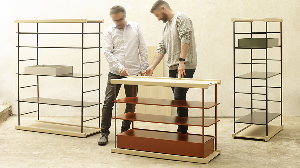 Système d’étagères modulaires Bost