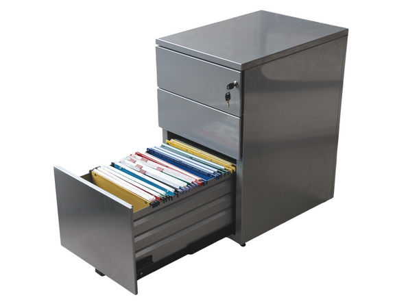 Caisson métallique hauteur bureau 3 tiroirs Vinco