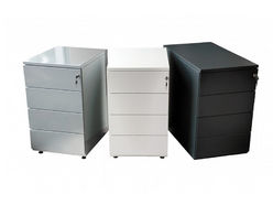 Caisson métallique hauteur bureau 4 tiroirs Vinco