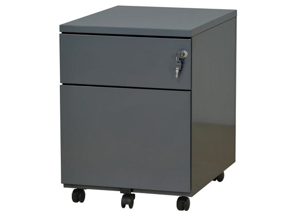 Caisson mobile métallique 2 tiroirs Vinco