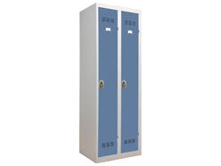 Vestiaire monobloc industrie propre 2 colonnes 2 cases Vinco