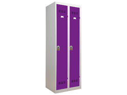 Vestiaire monobloc industrie propre 2 colonnes 2 cases Vinco