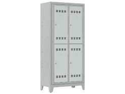 Bloc de 2 vestiaires visitable Monobloc