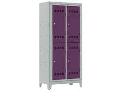 Bloc de 2 vestiaires visitable Monobloc