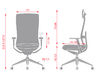 Fauteuil ergonomique en cuir TNK Flex 