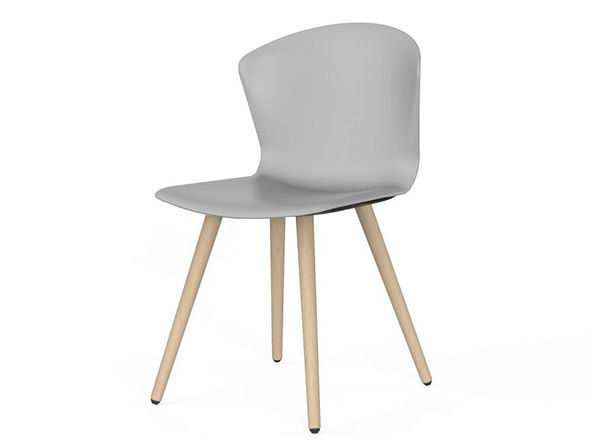 Lot de 6 chaises Whass pied bois