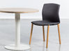 Lot de 2 chaises de réunion Kabi Wood tapissée