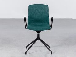 Lot de 2 sièges de réunion Kabi Swivel tapissée