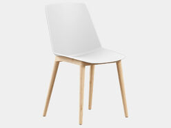 Lot de 2 chaises Rock pieds bois