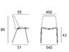 Lot de 2 chaises polyvalentes Rock-1